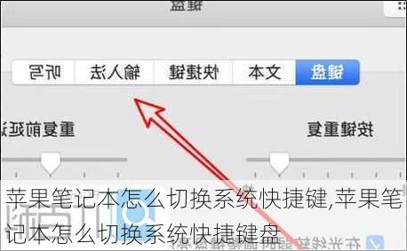 苹果笔记本怎么切换系统快捷键,苹果笔记本怎么切换系统快捷键盘