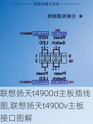 联想扬天t4900d主板插线图,联想扬天t4900v主板接口图解