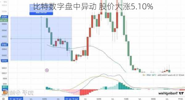 比特数字盘中异动 股价大涨5.10%