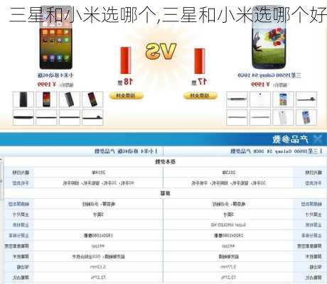 三星和小米选哪个,三星和小米选哪个好