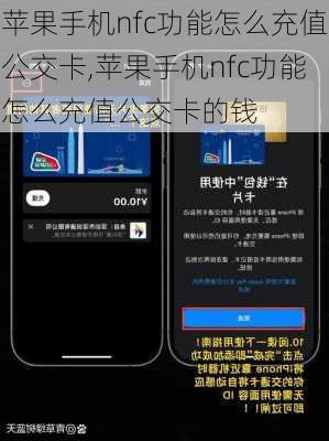 苹果手机nfc功能怎么充值公交卡,苹果手机nfc功能怎么充值公交卡的钱