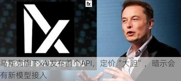 马斯克旗下xAI发布首个API，定价“大胆”，暗示会有新模型接入