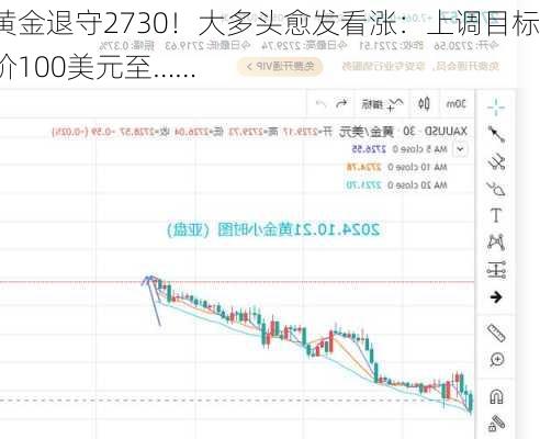 黄金退守2730！大多头愈发看涨：上调目标价100美元至……