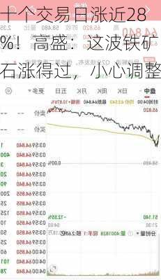 十个交易日涨近28%！高盛：这波铁矿石涨得过，小心调整