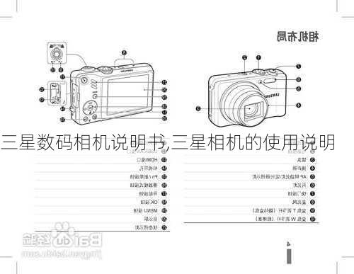 三星数码相机说明书,三星相机的使用说明