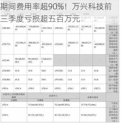 期间费用率超90%！万兴科技前三季度亏损超五百万元