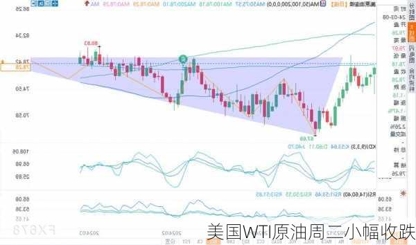 美国WTI原油周二小幅收跌