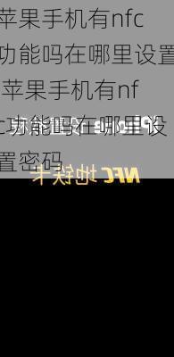 苹果手机有nfc功能吗在哪里设置,苹果手机有nfc功能吗在哪里设置密码