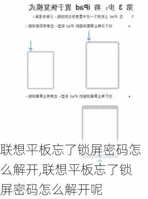 联想平板忘了锁屏密码怎么解开,联想平板忘了锁屏密码怎么解开呢