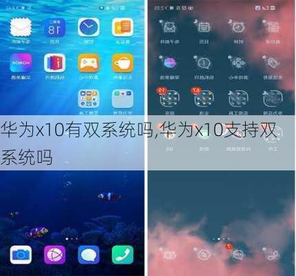 华为x10有双系统吗,华为x10支持双系统吗