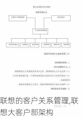 联想的客户关系管理,联想大客户部架构