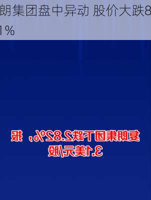 复朗集团盘中异动 股价大跌8.91%