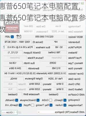 惠普650笔记本电脑配置,惠普650笔记本电脑配置参数