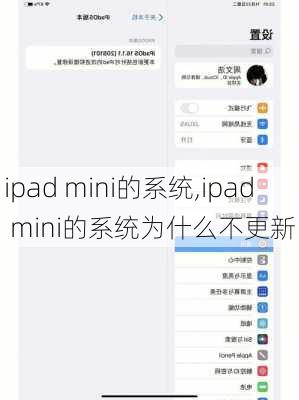 ipad mini的系统,ipad mini的系统为什么不更新