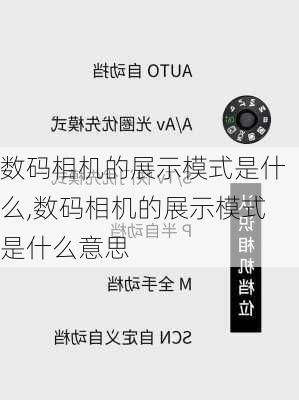 数码相机的展示模式是什么,数码相机的展示模式是什么意思