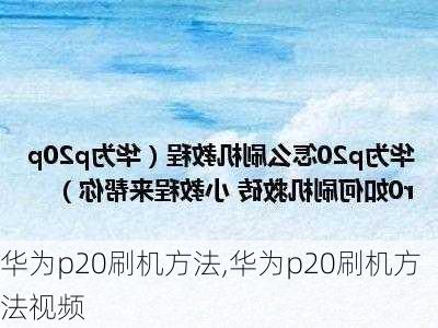 华为p20刷机方法,华为p20刷机方法视频