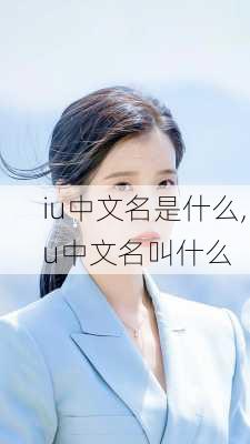 iu中文名是什么,iu中文名叫什么