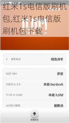 红米1s电信版刷机包,红米1s电信版刷机包下载