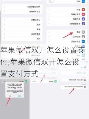 苹果微信双开怎么设置支付,苹果微信双开怎么设置支付方式