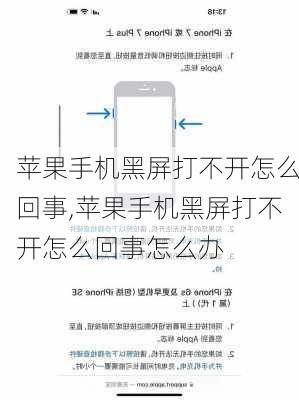 苹果手机黑屏打不开怎么回事,苹果手机黑屏打不开怎么回事怎么办