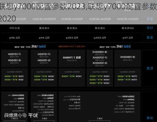 联想y7000配置参数2023,联想y7000配置参数2020