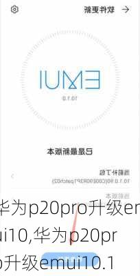 华为p20pro升级emui10,华为p20pro升级emui10.1