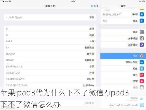 苹果ipad3代为什么下不了微信?,ipad3下不了微信怎么办