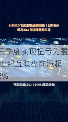 三季度实现扭亏为盈 世纪互联盘前涨超8%