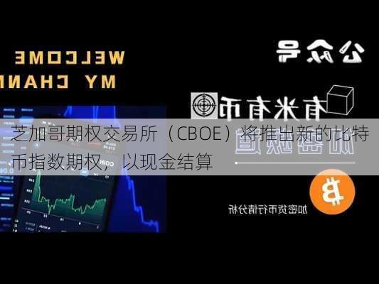 芝加哥期权交易所（CBOE）将推出新的比特币指数期权，以现金结算