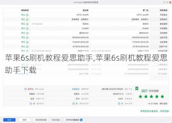 苹果6s刷机教程爱思助手,苹果6s刷机教程爱思助手下载