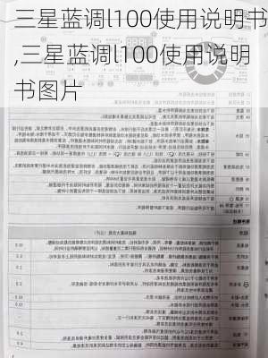 三星蓝调l100使用说明书,三星蓝调l100使用说明书图片