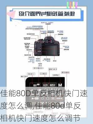 佳能80D单反相机快门速度怎么调,佳能80d单反相机快门速度怎么调节