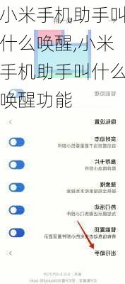 小米手机助手叫什么唤醒,小米手机助手叫什么唤醒功能
