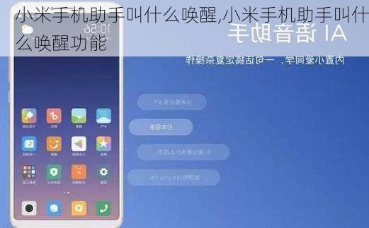 小米手机助手叫什么唤醒,小米手机助手叫什么唤醒功能