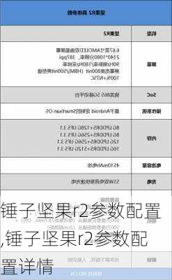 锤子坚果r2参数配置,锤子坚果r2参数配置详情