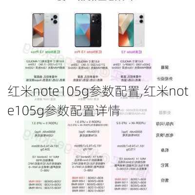 红米note105g参数配置,红米note105g参数配置详情