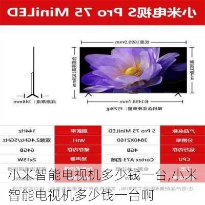 小米智能电视机多少钱一台,小米智能电视机多少钱一台啊