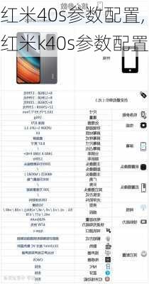 红米40s参数配置,红米k40s参数配置
