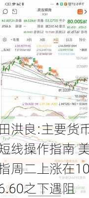 田洪良:主要货币短线操作指南 美指周二上涨在106.60之下遇阻