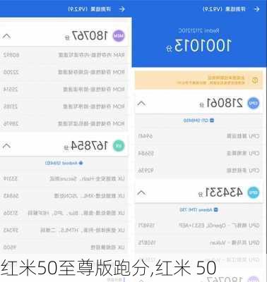 红米50至尊版跑分,红米 50